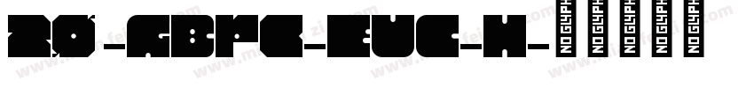 20 -GBpc-EUC-H字体转换